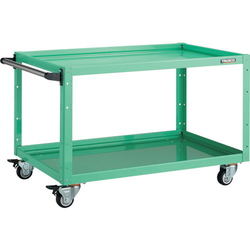 TRUSCO Tool Wagon Eagle Wagon 900 x 600 x H600 Urethane 4-Wheel Swivel Young Green EGW-692UJ-YG 1 Unit
