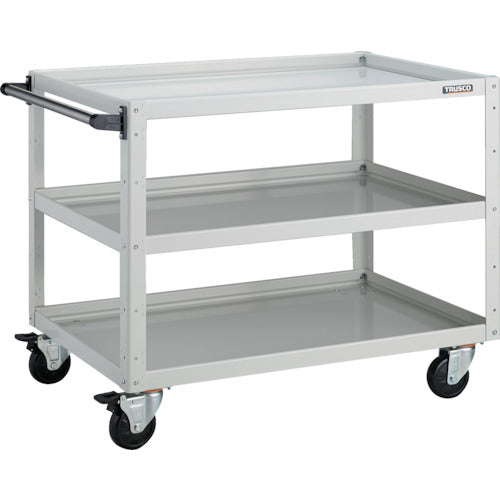 TRUSCO Tool Wagon Eagle Wagon 900 x 600 x H740 4-Wheel Swivel White EGW-793J-W 1 Unit