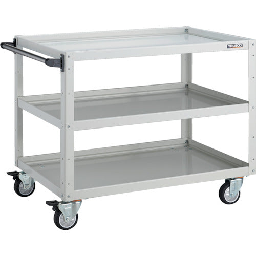 TRUSCO Tool Wagon Eagle Wagon 900 x 600 x H740 Urethane 4-Wheel Swivel White EGW-793UJ-W 1 Unit
