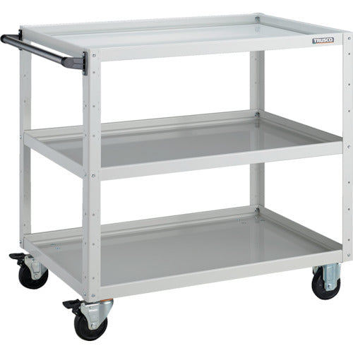 ＴＲＵＳＣＯ　ツールワゴン　イーグルワゴン　９００Ｘ６００ＸＨ８８０　３段　ホワイト　EGW-993-W　1 台