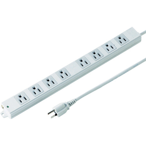 SANWA Construction Site Tap, Normal Outlet, 8 Outlets, 3m Cable Length, TAP-K8N-3, 1 Piece