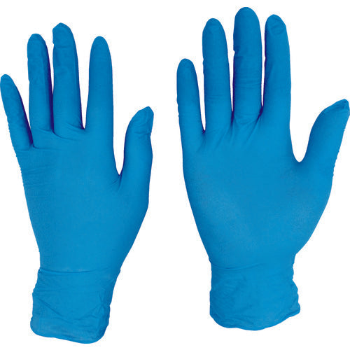 Teijin [Sold out and discontinued] Soft Nitrile Gloves Blue S (100 pieces) NBR-PF8BS 1 box
