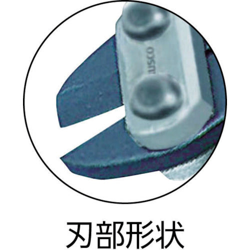 ＴＲＵＳＣＯ　ミニカッター　鉄製ハンドルタイプ　直刃　セーフティ孔付　GW-200-A　1 丁