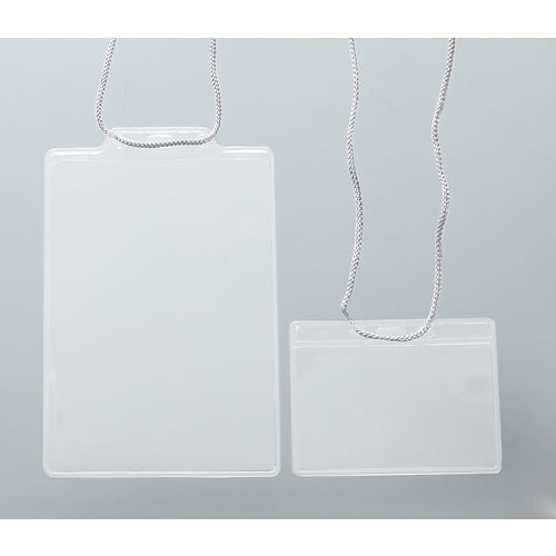 ＴＲＵＳＣＯ　イベント用名札　名刺サイズ　グレー　１０枚入　TNH-34-GY　1 袋