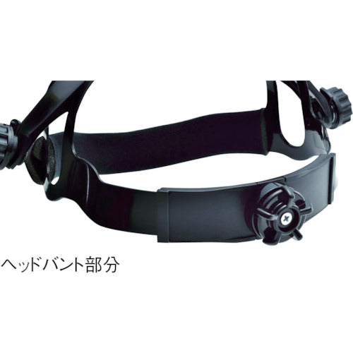 ＴＲＵＳＣＯ　遮光二重防災面　かぶりタイプ　前プレート遮光度７　TBM-501W　1 個