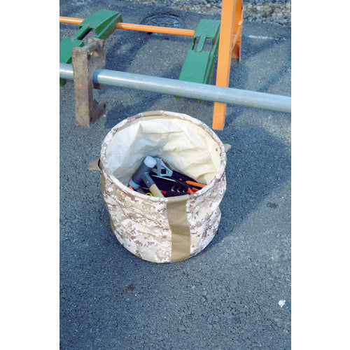 TRUSCO [Sold out and discontinued] Digital Desert Camouflage Electrician Bucket 300ΦXH300 TMBD-300 1 unit