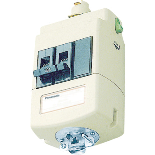 Panasonic 차단기 부착 터미널 플러그 1형 2P30A DH24833K1 1개
