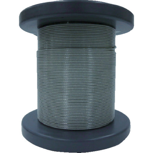 Ｏ．Ｃ．Ｒ　ＳＵＳワイヤロープ１．００／１．２０ｍｍ　７×７　５０ｍ巻コート付（クリアー）　NSB100-120-50M　1 巻