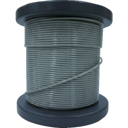 Ｏ．Ｃ．Ｒ　ＳＵＳワイヤロープ２．００／２．３０ｍｍ　７×７　５０ｍ巻コート付（クリアー）　NSB200-230-50M　1 巻