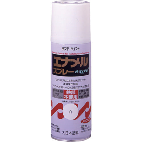 サンデーペイント　エナメルスプレーＥＸ　４２０ｍｌ　シルバー　23N17　1 本