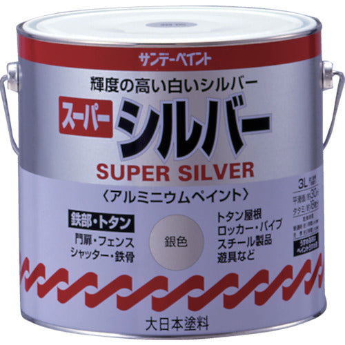 Sunday Paint Aluminum Paint Super Silver 3L 251759 1 can