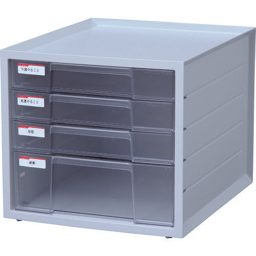 ＩＲＩＳ　２２７５９７　レターケース　ＬＣＪ−４Ｄ−ＷＨ　４段　ホワイト　LCJ-4D-WH　1 台