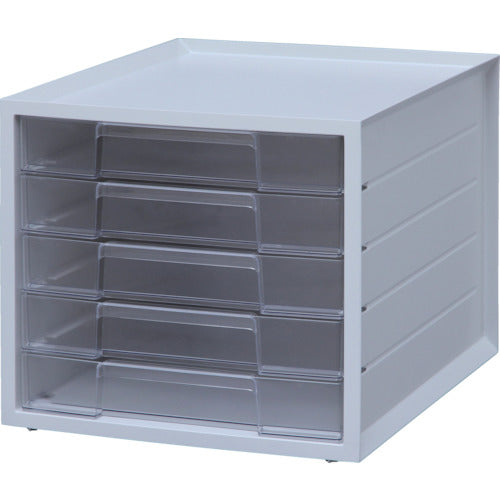 ＩＲＩＳ　２２７５９５　レターケース　ＬＣＪ−５Ｍ−ＷＨ　５段　ホワイト　LCJ-5M-WH　1 台