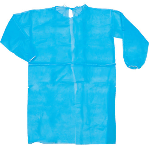 TRUSCO Non-woven Sleeve Apron, Blue, 10 Pieces, TDG-B, 1 Bag