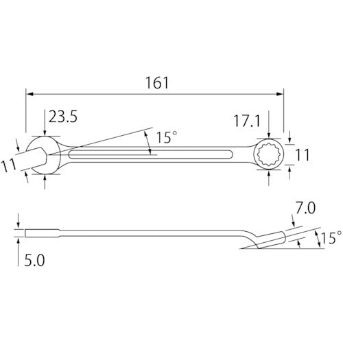 EBI Combination Wrench 11mm CW11 1pc