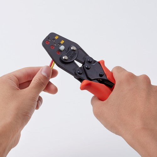 EBI Multi-Mini Crimping Tool for Insulated Closed End Connectors/Bare Crimp Terminals and Bare Crimp Sleeves AKM1 1 Piece