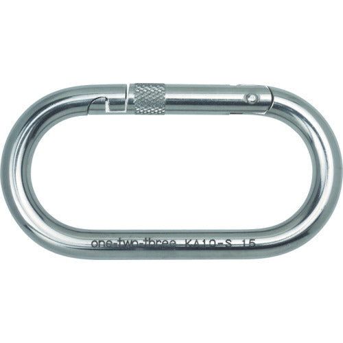 123 Carabiner Stainless Steel O-ringless KA10-S 1 pc
