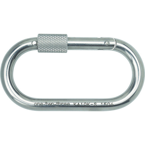123 Carabiner with Stainless Steel O-ring KA10K-S 1 piece