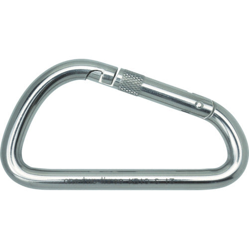 123 Carabiner Stainless Steel D-Shaped No Ring KB10-S 1 pc