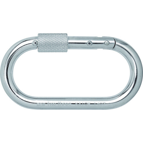 123 Carabiner Iron Double Stopper KA10W 1 piece
