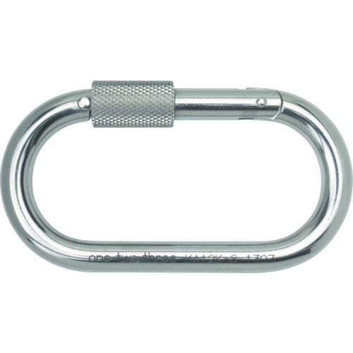 123 Carabiner Stainless Steel 12 KA12K-S 1 piece