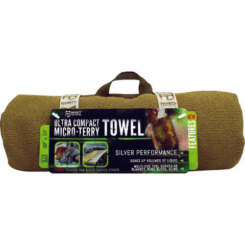 Gear Aid Ultra Compact Micro Terry Towel Coyote 69025 1 pc