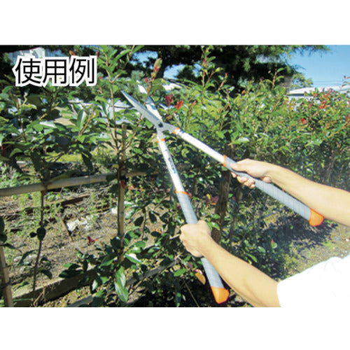 PRUMAN Hedge Scissors, Oval Aluminum 505 Handle, Steel Attached 195, PM-21, 1 Piece