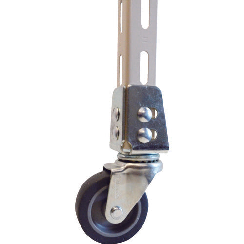 TRUSCO Angle-type elastomer caster, swivel, Φ75, TYSA-75EL, 1 piece