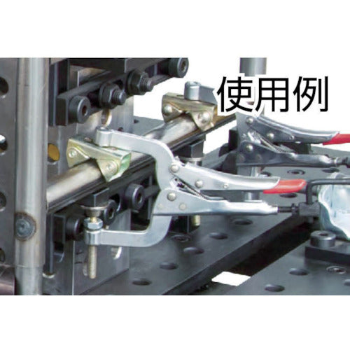 SHT 용접 테이블 시스템 첨단 스위블 패드 부착 C형 클램프 PG637V 1개