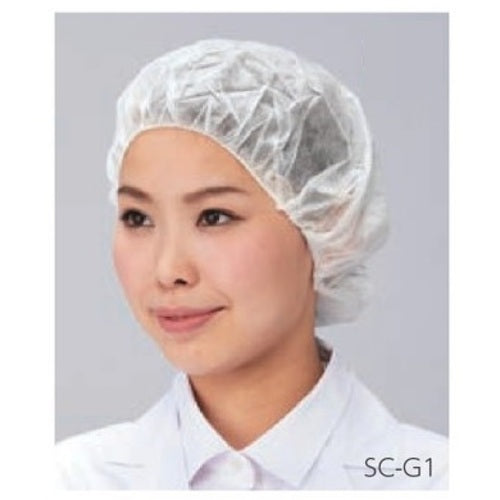 ＡＳ　ディスポキャップＳＣ−Ｇ１白　１００入　6-991-02　1 箱