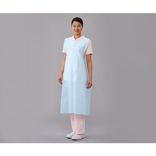 ＡＳ　ナビガードエプロンブルー　（５０枚入）　0-1517-02　1 箱