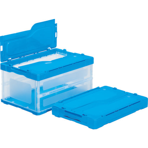 サンコー　フタ一体型折りたたみコンテナー　５５８９８０　サンクレットオリコンＦ４１Ｂ　SKSO-F41B-TMBL　1 個