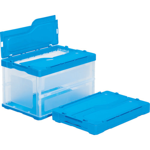 サンコー　フタ一体型折りたたみコンテナー　５５８９６０　サンクレットオリコンＦ５１Ｂ　SKSO-F51B-TMBL　1 個