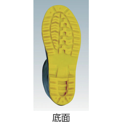 ＴＲＵＳＣＯ　耐油安全ブーツ　フード付　３Ｌ　黒　TSBF-3L-BK　1 足