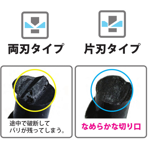 フジ矢　極薄プラスチックニッパ（片刃）１２０ｍｍ　HP813-120X　1 丁