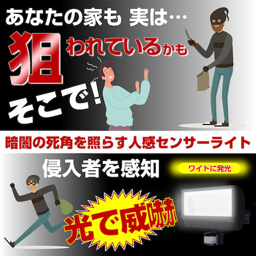ＥＬＰＡ　ＬＥＤセンサーライト　使用電球２８Ｗ　ESL-W2801AC　1 台