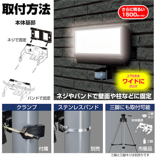 ＥＬＰＡ　ＬＥＤセンサーライト　使用電球２８Ｗ　ESL-W2801AC　1 台