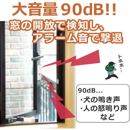 ＥＬＰＡ　薄型アラーム開放検知２Ｐ　ASA-M12-2P-PW　1 PK