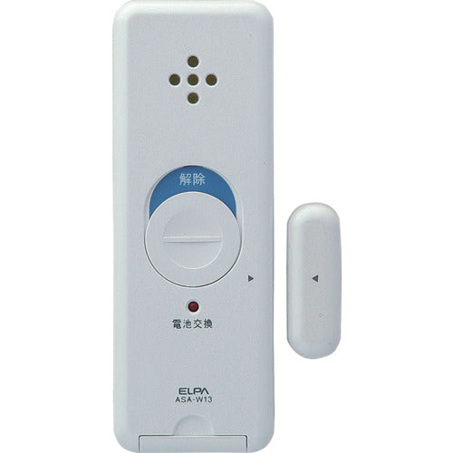 ＥＬＰＡ　薄型アラーム衝撃＆開放検知　２Ｐ（パールホワイト）　ASA-W13-2P-PW　1 PK