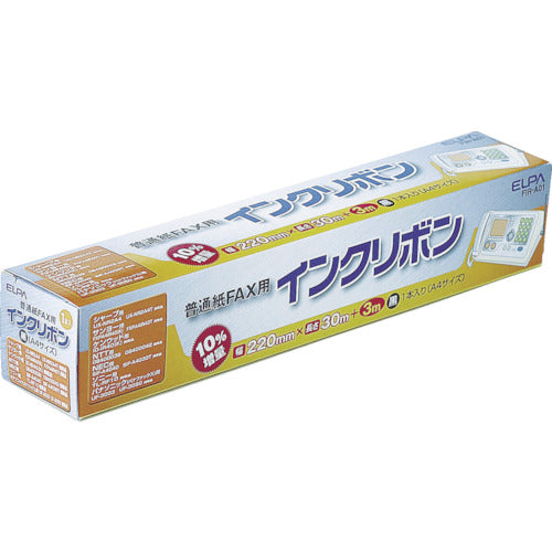 ＥＬＰＡ　ＦＡＸインクリボン　（１本入）　リボン１本プリント枚数約１１０枚　FIR-A01　1 PK