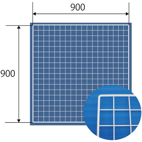 WAKI Mesh Panel 900X900mm White EMP010 1 piece