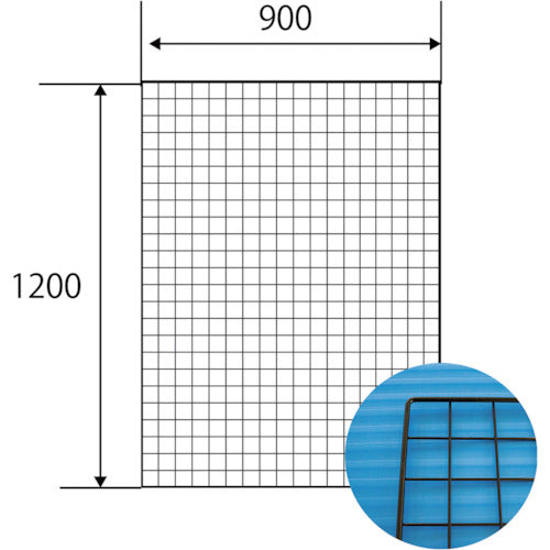 WAKI Mesh Panel 900X1200mm Black EMP008 1 piece