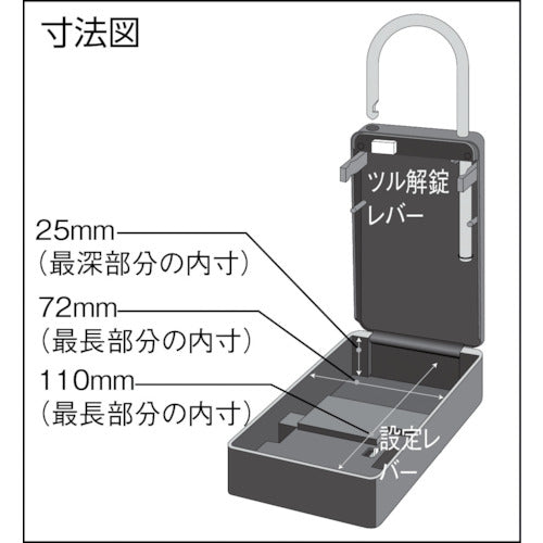 ＷＡＫＩ　非常解錠キ−ＢＯＸ　MBX-2204　1 個