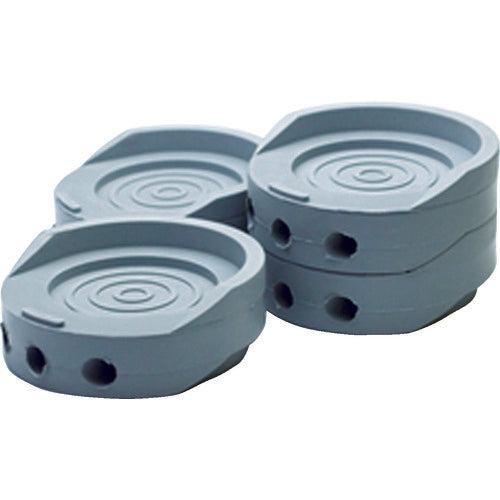 WAKI HYPER 방진 고무 φ70X25mm 그레이 (4개입) EGH-006 1 PK