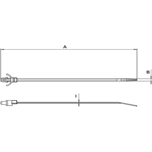 ＳａｐｉＳｅｌｃｏ　【売切廃番】　【在庫限り値引品】クリップオンケーブルタイ　２．５ｍｍ×１００ｍｍ　１００本入　SCA.2.202　1 袋