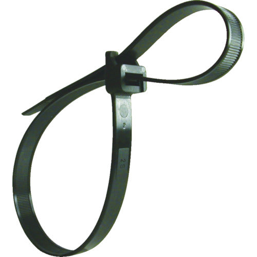 SapiSelco Buttonhole Tie 12.5mm x 500mm Black (50 pieces) ASO.3.251R 1 bag