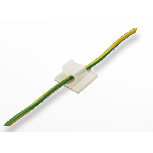 SapiSelco 케이블 고정 클립 접착 타입 ​​16mm (100개입) GAN.2MT.403 1봉