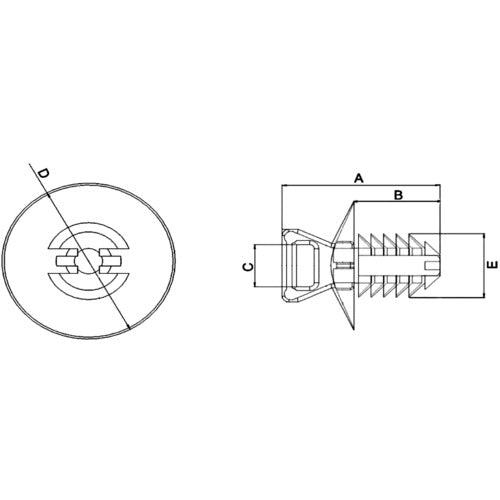 ＳａｐｉＳｅｌｃｏ　【売切廃番】　【在庫限り値引品】ケーブルタイ固定具　プラグ差込型　５ｍｍ　（１００個入）　SLE.2.2101　1 袋