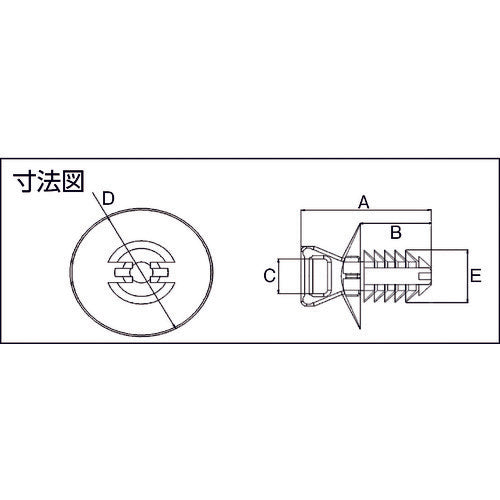 ＳａｐｉＳｅｌｃｏ　ケーブルタイ固定具　プラグ差込型　５ｍｍ　黒　（１００個入）　SLE.3.2101　1 袋