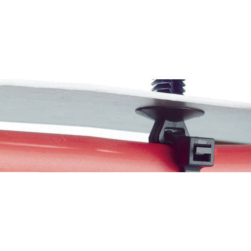 ＳａｐｉＳｅｌｃｏ　ケーブルタイ固定具　プラグ差込型　５ｍｍ　黒　（１００個入）　SLE.3.2101　1 袋